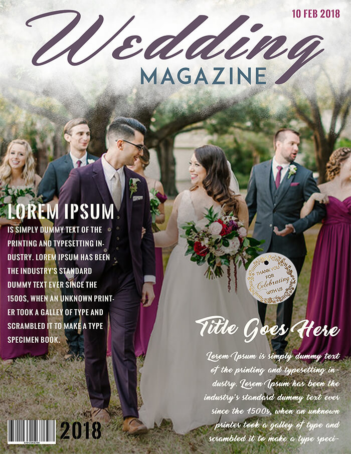 Wedding Magazine Cover